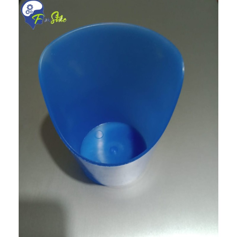 Vaso escotadura M azul