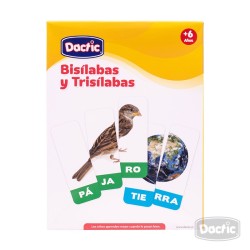 Láminas bisílabas y trisílabas